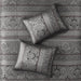 Bellagio - 5 Piece Queen Reversible Bedspread Set - Gray - Simple Home Plus