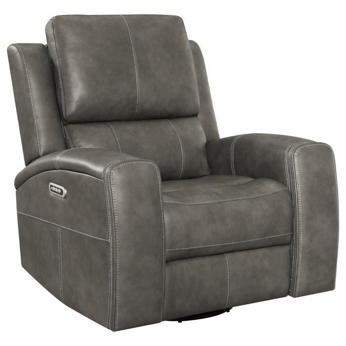 Brickston - Triple Power Swivel Glider Recliner - Simple Home Plus