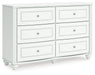 Kozlani - Six Drawer Dresser - Simple Home Plus