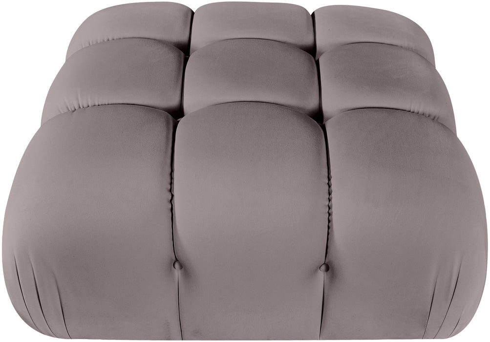 Orin - Velvet Performance Fabric Upholstered Modular Ottoman