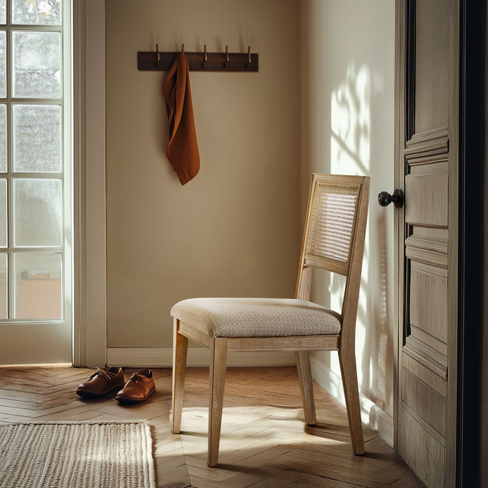 Kelly - Dining Side Chair (Set of 2) - Light Brown - Simple Home Plus