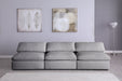 Serene - Modular Armless 3 Seat Sofa - Simple Home Plus