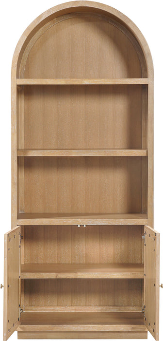 Botanical - Oak Veneer And Solid Wood Bookcase - Simple Home Plus