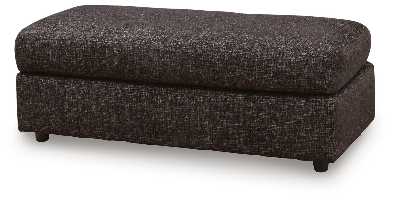 Lentiz - Oversized Accent Ottoman - Onyx - Simple Home Plus