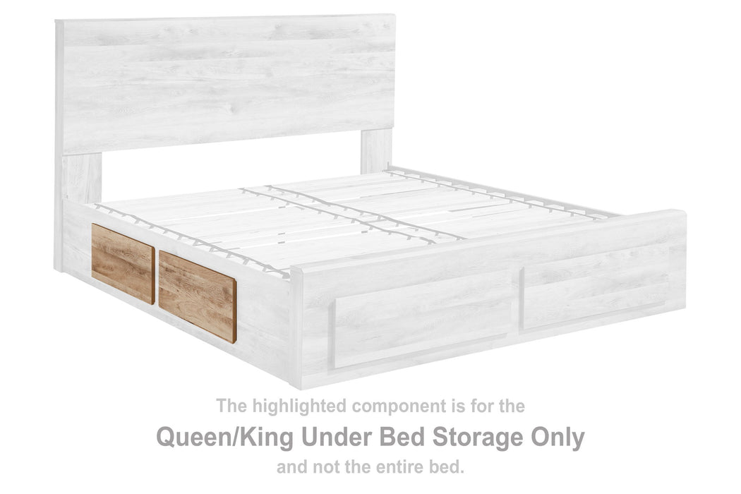 Hyanna - Queen/King Under Bed Storage - Tan Brown - Simple Home Plus