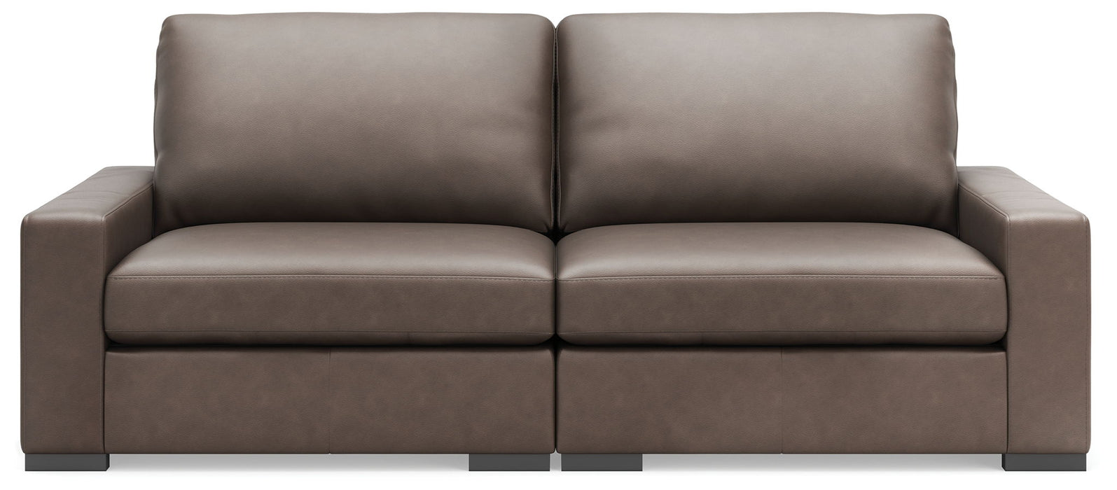 Calden - 2-Piece Sectional Sofa - Chocolate - Simple Home Plus
