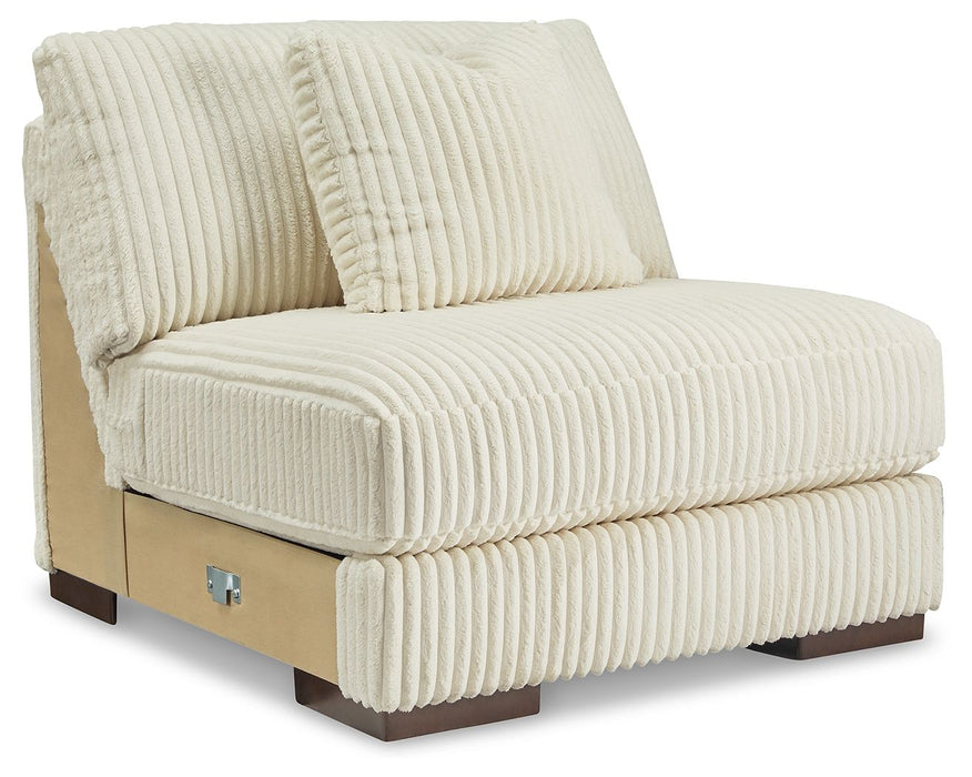 Lindyn - Armless Chair - Ivory - Simple Home Plus