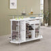 Gideon - Curved Glass Top Home Cabinet - Simple Home Plus