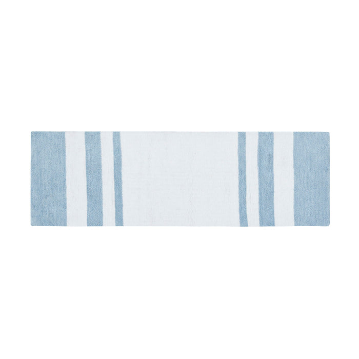 Spa - 24" x 72" Reversible Bath Rug - Blue - Simple Home Plus