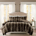 Zuri - Comforter (Set of 4) - Brown - Simple Home Plus