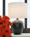 Ladstow - Black - Ceramic Table Lamp - Simple Home Plus