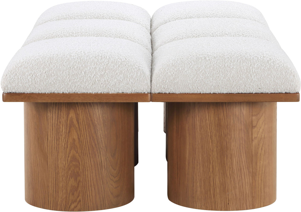 Pavilion - 6 Piece Modular Bench With Brown Base