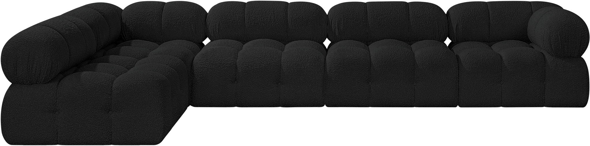 Ames - 5 Piece Modular L-Shaped Sectional - Simple Home Plus