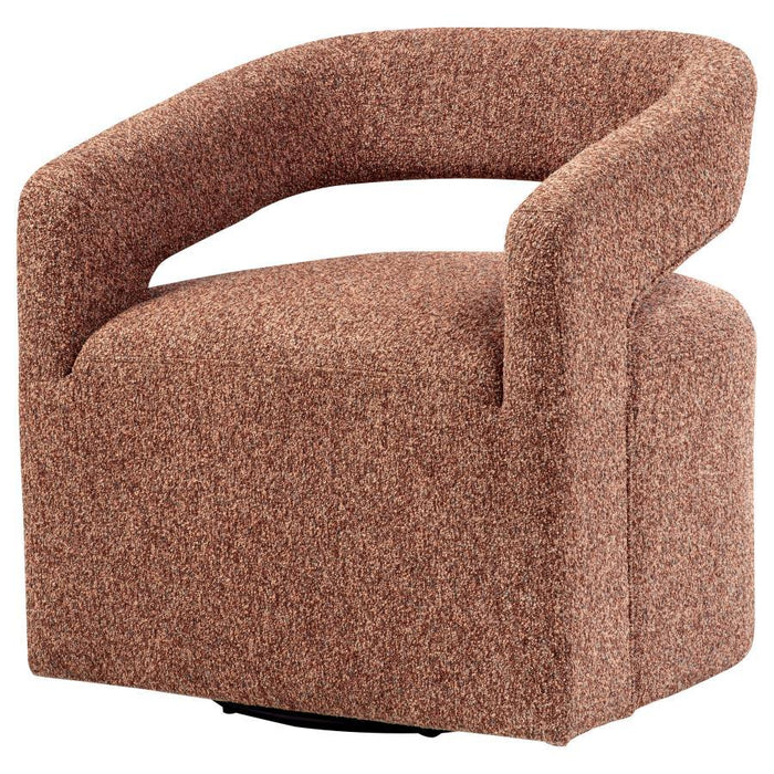 Westhill - Boucle Upholstered Swivel Accent Chair - Simple Home Plus