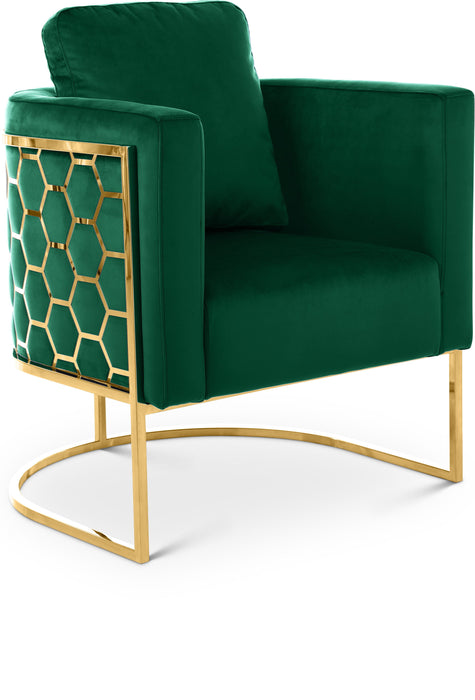 Casa - Chair with Gold Legs - Simple Home Plus