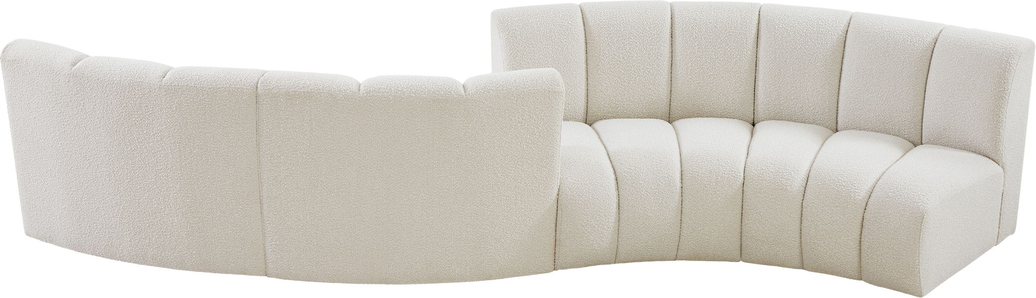 Infinity - 4 Piece Boucle Modular Sectional - Simple Home Plus