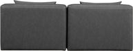 Cube - Modular 2 Seat Armless Sofa - Simple Home Plus