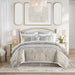 Versailles - 3 Piece King Gray Quilt Set - Gray - Simple Home Plus