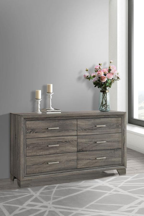 Wright - 6-Drawer Dresser Cabinet - Simple Home Plus
