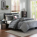 Daryl - Twin Comforter Set - Gray - Simple Home Plus