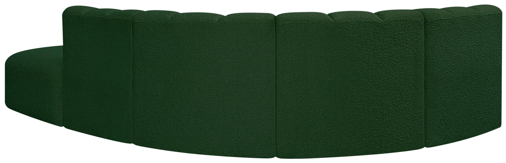 Arc - Boucle Fabric 5 Piece Corner Modular Sofa - Simple Home Plus