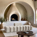 Ames - 3 Piece Boucle Upholstered Modular Sofa With 2 Backless Seats - Simple Home Plus