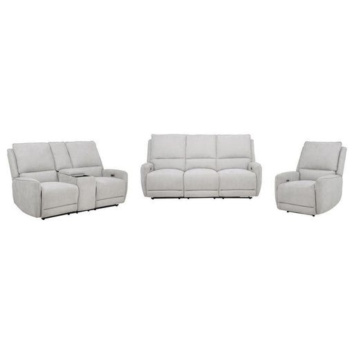Sylmar - Chenille Power Reclining Sofa Set - Simple Home Plus