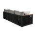 Artesia - Outdoor Patio Sofa - Black / Dark Gray - Simple Home Plus
