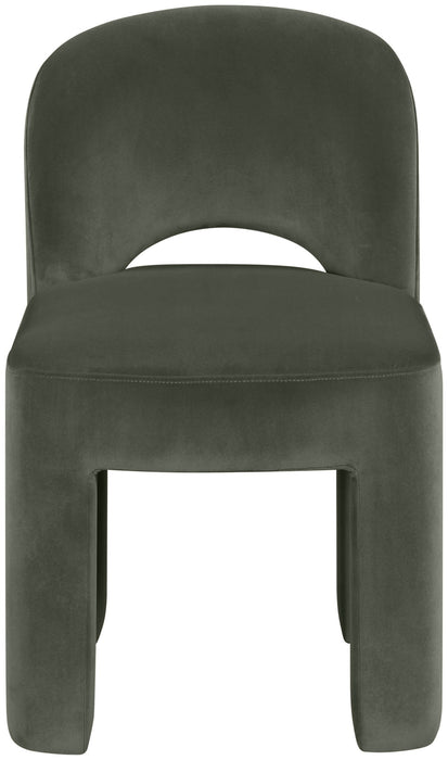 Celine - Velvet Performance Fabric Upholstered Dining Chair (Set of 2) - Simple Home Plus
