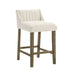 Fauna - Modern Transitional Wood Counter Height Kitchen Bar Stool - Simple Home Plus