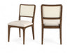 Atrium - Upholstered Seat Dining Chair With Brushed Brown Base (Set of 2) - Simple Home Plus