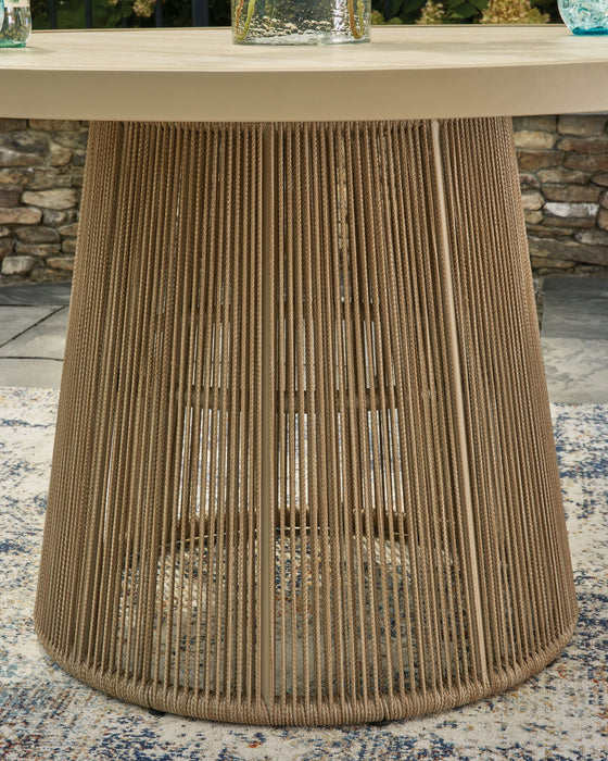 Orchard Beach - Outdoor Dining Table - Beige - Simple Home Plus
