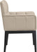 Adrian - Dining Arm Chair (Set of 2) - Black Legs - Simple Home Plus