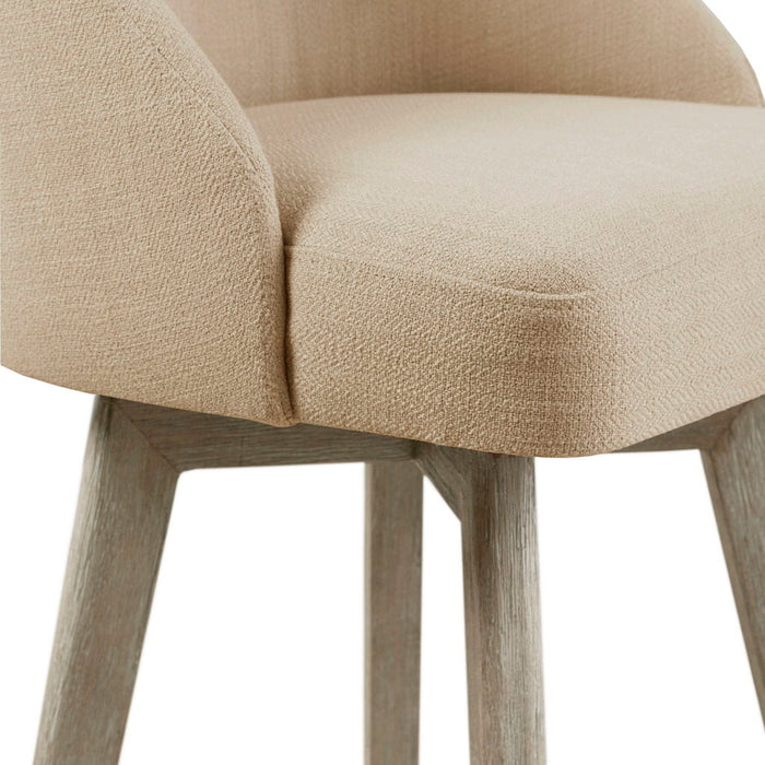 Pearce - Bar Stool With Swivel Seat - Sand - Simple Home Plus
