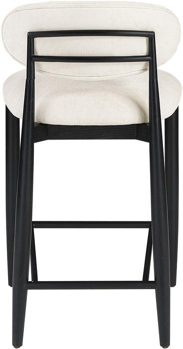 Riccio - Stool - Black Frame - Simple Home Plus