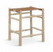 Santos - Backless Counter Stool With Stained Natural Base - Simple Home Plus