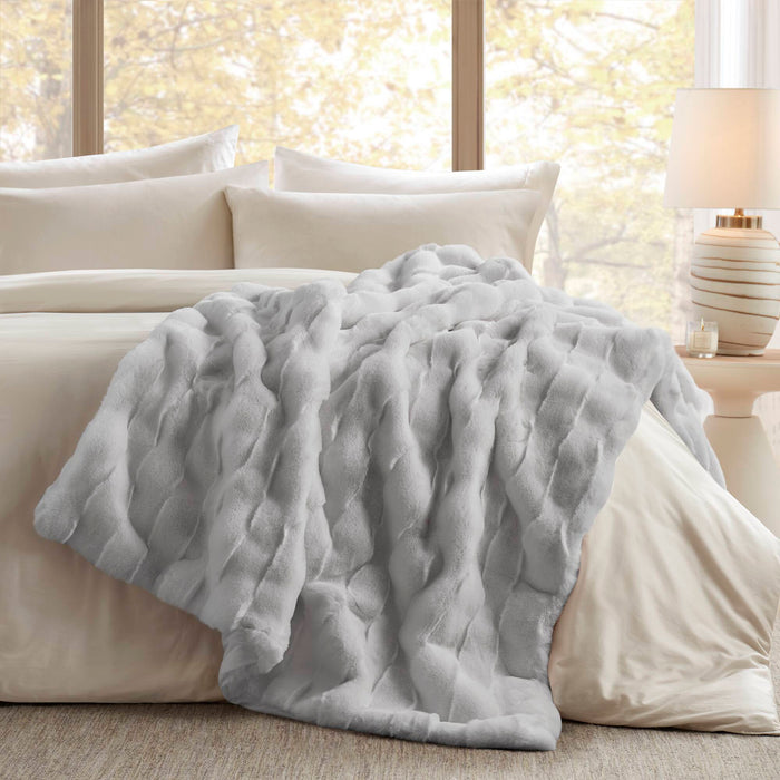 Vivienne - Throw - Light Gray - Simple Home Plus