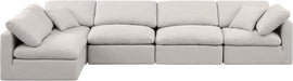 Indulge - Linen 5 Piece Modular Sectional - Simple Home Plus