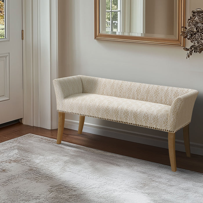 Welburn - Accent Bench - Taupe Multi