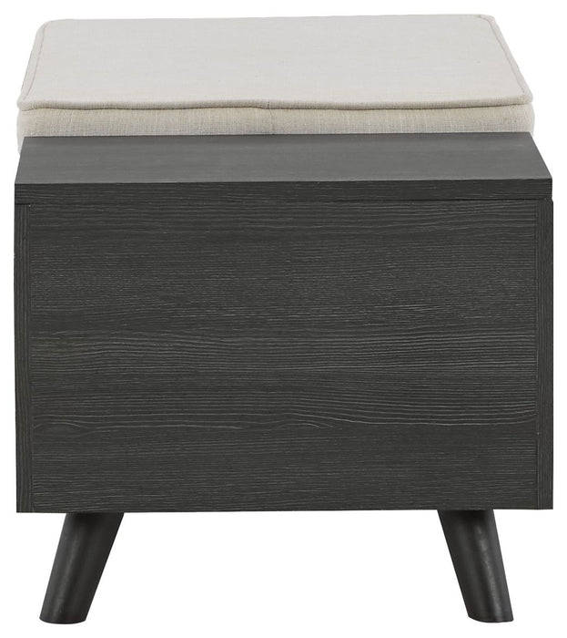 Yarlow - Dark Gray - Storage Bench - Simple Home Plus