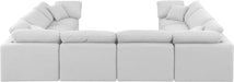 Indulge - Linen 8 Piece Modular Sectional - White - Simple Home Plus