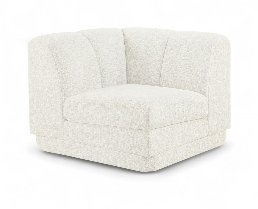 Modari - Fabric Upholstered Corner Chair - Simple Home Plus