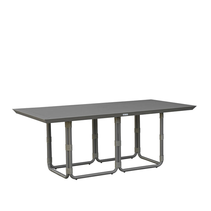 Dorado - Rectangular Outdoor Dining Table - Gray - Simple Home Plus