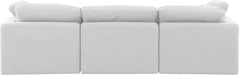Indulge - Linen 3 Piece Modular Sofa - White - Simple Home Plus