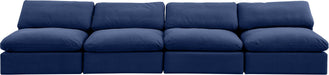 Comfy - Velvet Modular Armless Sofa 4 Seats - Simple Home Plus