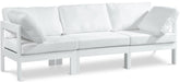 Nizuc - Outdoor Patio 3 Seat Modular Sofa With White Frame - Simple Home Plus