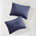 Oakley - 3 Piece Reversible Bedspread Set - Navy - Simple Home Plus