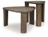 Reidport - Grayish Brown - Accent Cocktail Table Set (Set of 2) - Simple Home Plus
