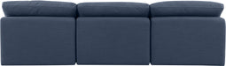 Indulge - Linen 3 Seat Modular Armless Sofa - Simple Home Plus