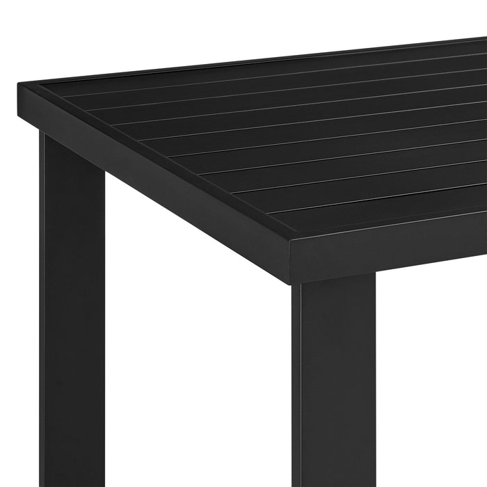 Alegria - Outdoor Patio Bar Height Dining Table In Aluminum - Simple Home Plus
